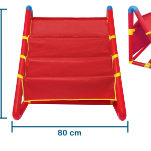 Librero tubular triangular