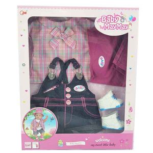 Conjunto Ropita Peto Tejano y Zapatos 43cm