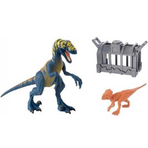 Pack Dinosaurio Velociraptor y Microceratus Jurassic