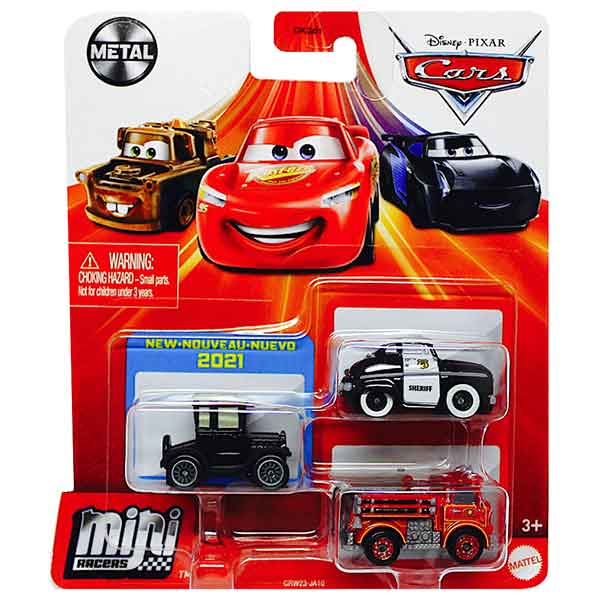 Cars Pack 3 Coches Mini Racers Cheer