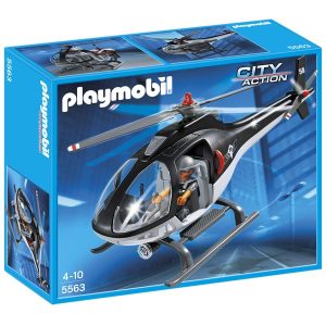 Helicoptero Unidad Especial Policia Playmobil