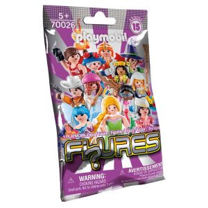 Sobre Figura Playmobil City Action Serie 15 Lila