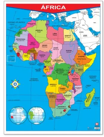 Póster África / África Física