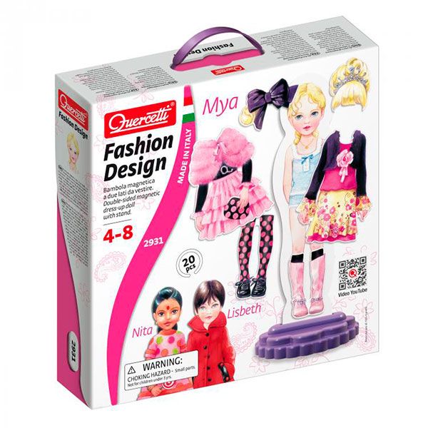 Muñeca Vestidos Magneticos Mya