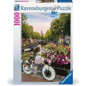Puzzle 1000p Bicicletas Amsterdam