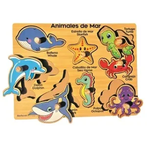 RESAQUE Animales del mar (inglés-español)