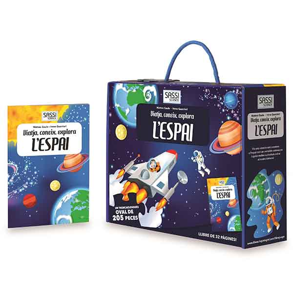 Puzzle y Libro el Espacio en Catalán