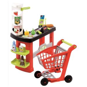 Supermercado 100% Chef con Carrito de Compra