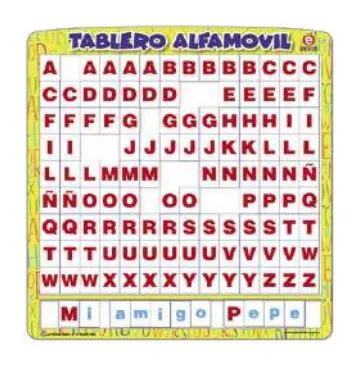 TABLERO ALFAMÓVIL J-0311