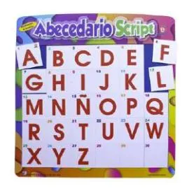 TABLERO ABECEDARIO SCRIPT J-0306