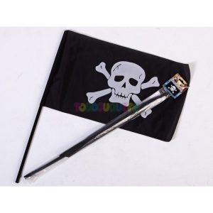 Acc. carnaval – Bandera Pirata calavera