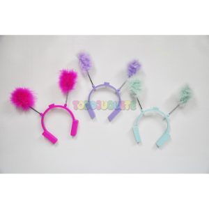 Acc. carnaval – Diadema antenas pompón con Luz