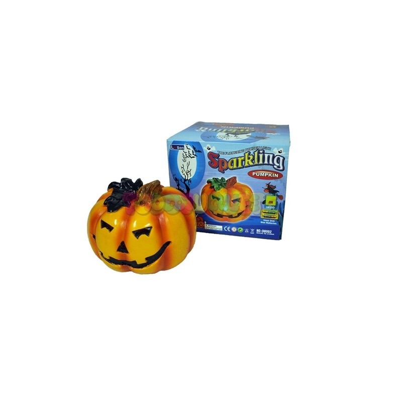 Acc.halloween-calabaza sparkling lámpara colores