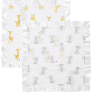 aden + anais™ essential s cotton muslin cuddle cloth 2-pack safari babes