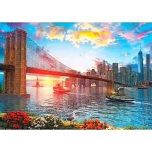 Art Puzzle Atardecer en Nueva York de 1000 Piezas