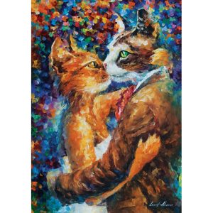 Art Puzzle El Baile del Amor de los Gatos de 1000 Piezas