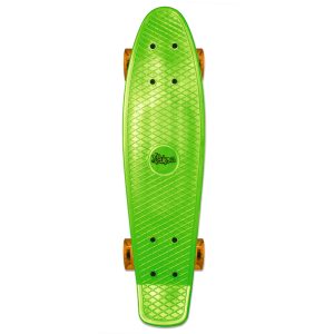 AUTHENTIC SPORTS Skate board fun No Rules green-transparent- orange