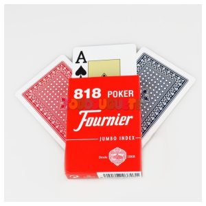 Baraja poker inglés nº 818  55 cartas Fournier