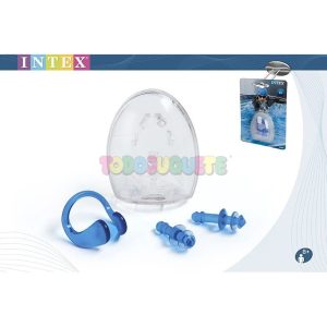 Bl. tapones oidos + clip nariz 8 años