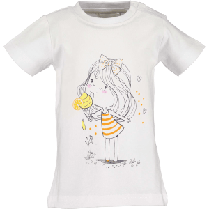 BLUE SEVEN  Camiseta blanco hielo