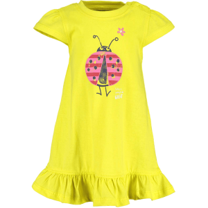 BLUE SEVEN  Girls Vestido de punto amarillo Original