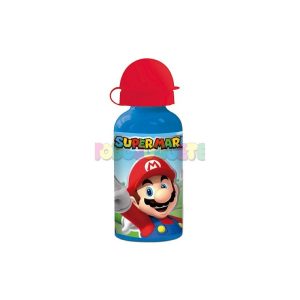 Botella Aluminio 400ml Super Mario