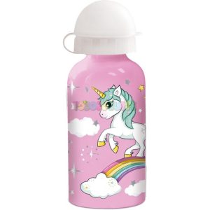 Botella Aluminio 400ml Unicorn Rainbow