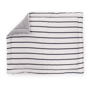 CHILD HOME Acolchado para parque infantil bebé Jersey Marin 75 x 95 cm