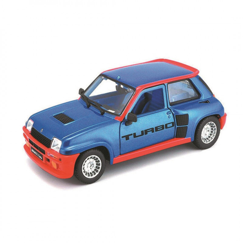 COCHE RENAULT 5 TURBO 1/24 BURAGO COLOR ROJO