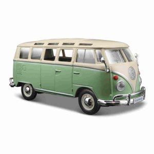 COCHE VOLKSWAGEN SAMBA 1/25 MAISTO VERDE