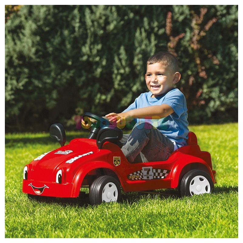 Coche a Pedal color Rojo Carreras Smart