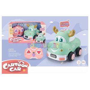 Coche Animalito Radiocontrol Cartoon 5 Surtidos