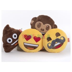 Cojín emoticono Emoji 33cm  Modelos surtidos