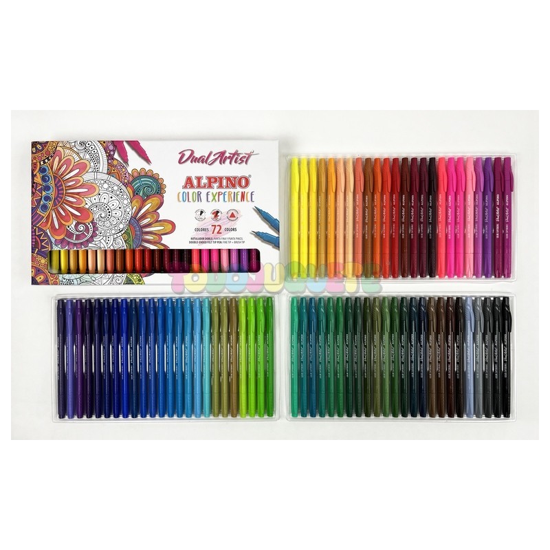 Color Experience Alpino 72 rotuladores Dual Artist