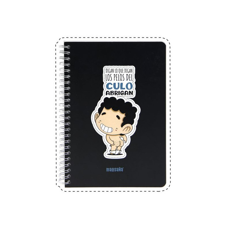 CUADERNO A5 TAPA DURA CULO MALASAÑA