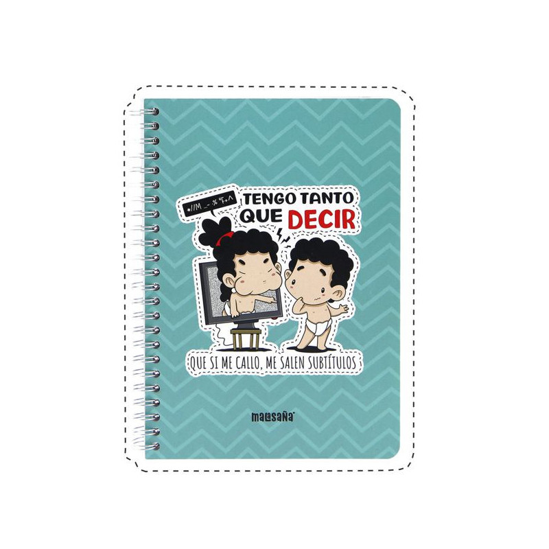 CUADERNO A5 TAPA DURA SUBTÍTULOS MALASAÑA