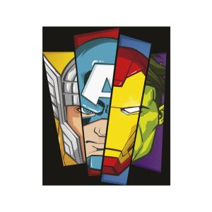 CUADRO DE LONA MARVEL LOS VENGADORES 20X25CM