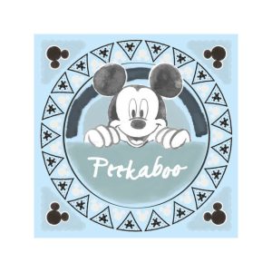 CUADRO DE LONA MICKEY MOUSE PEEKABOO 30X30CM