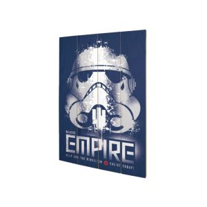 CUADRO MADERA ENLIST GALACTIC EMPIRE 40X59CM