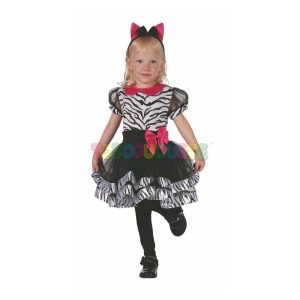 Disfraz Cebra fashion niña 80-92 cm
