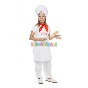 Disfraz Chef French Cocinero/a 5-6 años
