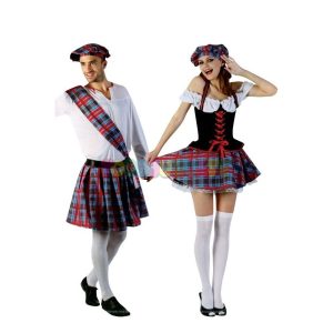 Disfraz escocesa  adulto