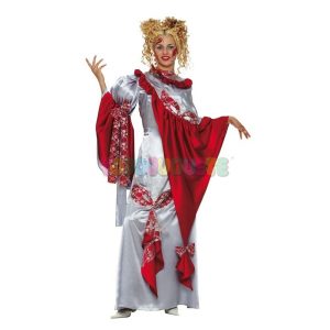 Disfraz Miss Venecia plata Talla Unica    Josman