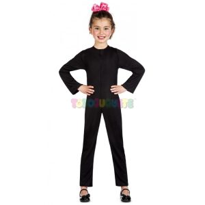 Disfraz mono color negro 5-6 años