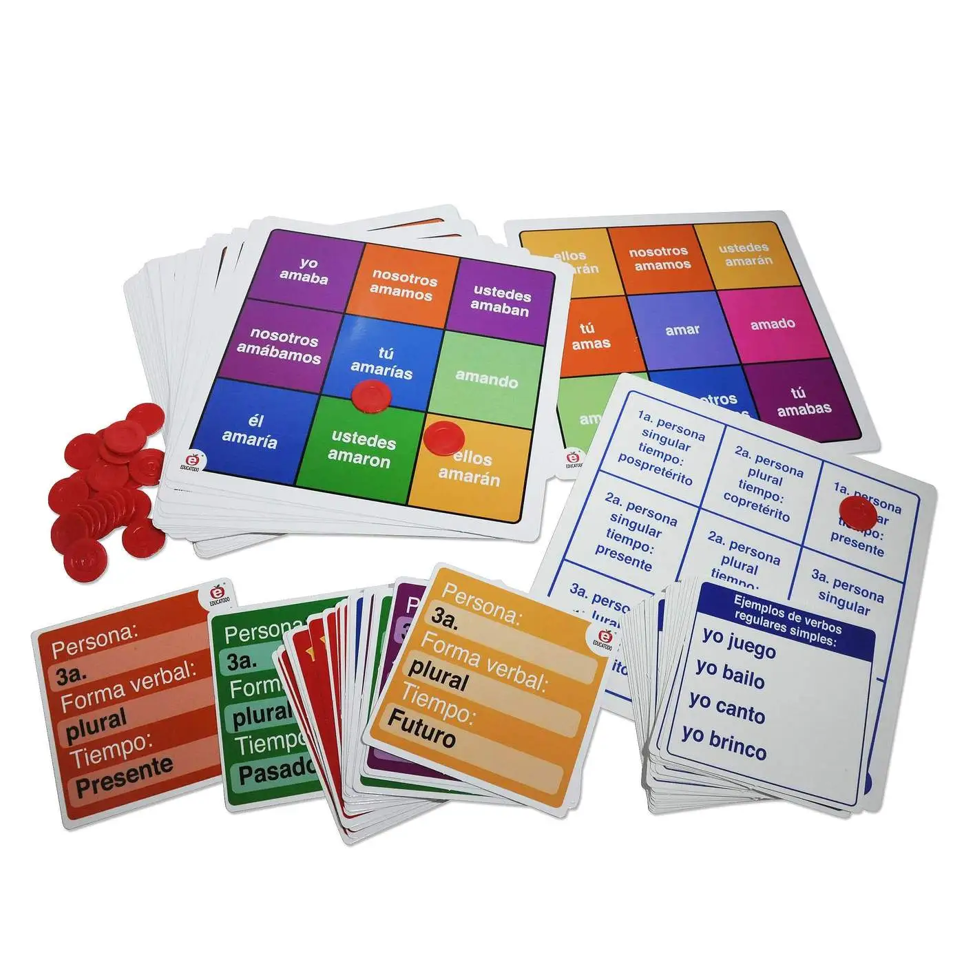 LOTERIA DE CONJUGACION SIMPLE - Imagen 4