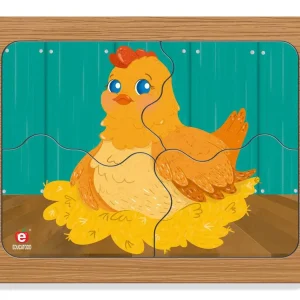 Rompecabezas Gallina con cría