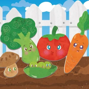 Rompecabezas Las Verduras 28 X 21 cm