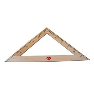 Escuadra De Madera Chica 1 pza