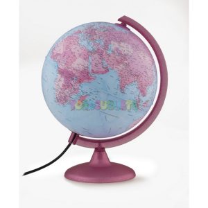 Esfera Pink c/luz 25 cms