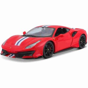 COCHE FERRARI 488 PISTA RACE & PLAY ROJO 1/24 BBURAGO